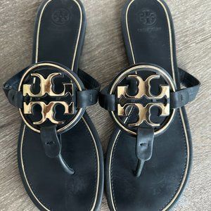 Black Metal Miller Tory Burch Sandal